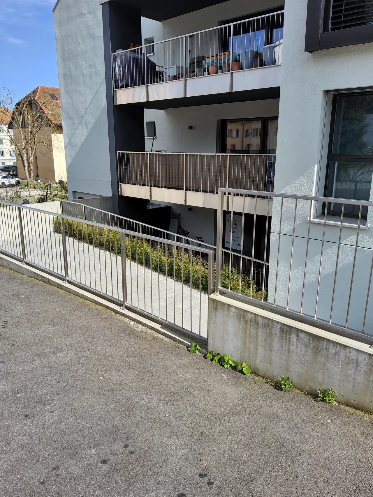 Garde-corps de balcons et de rampe d'accès
