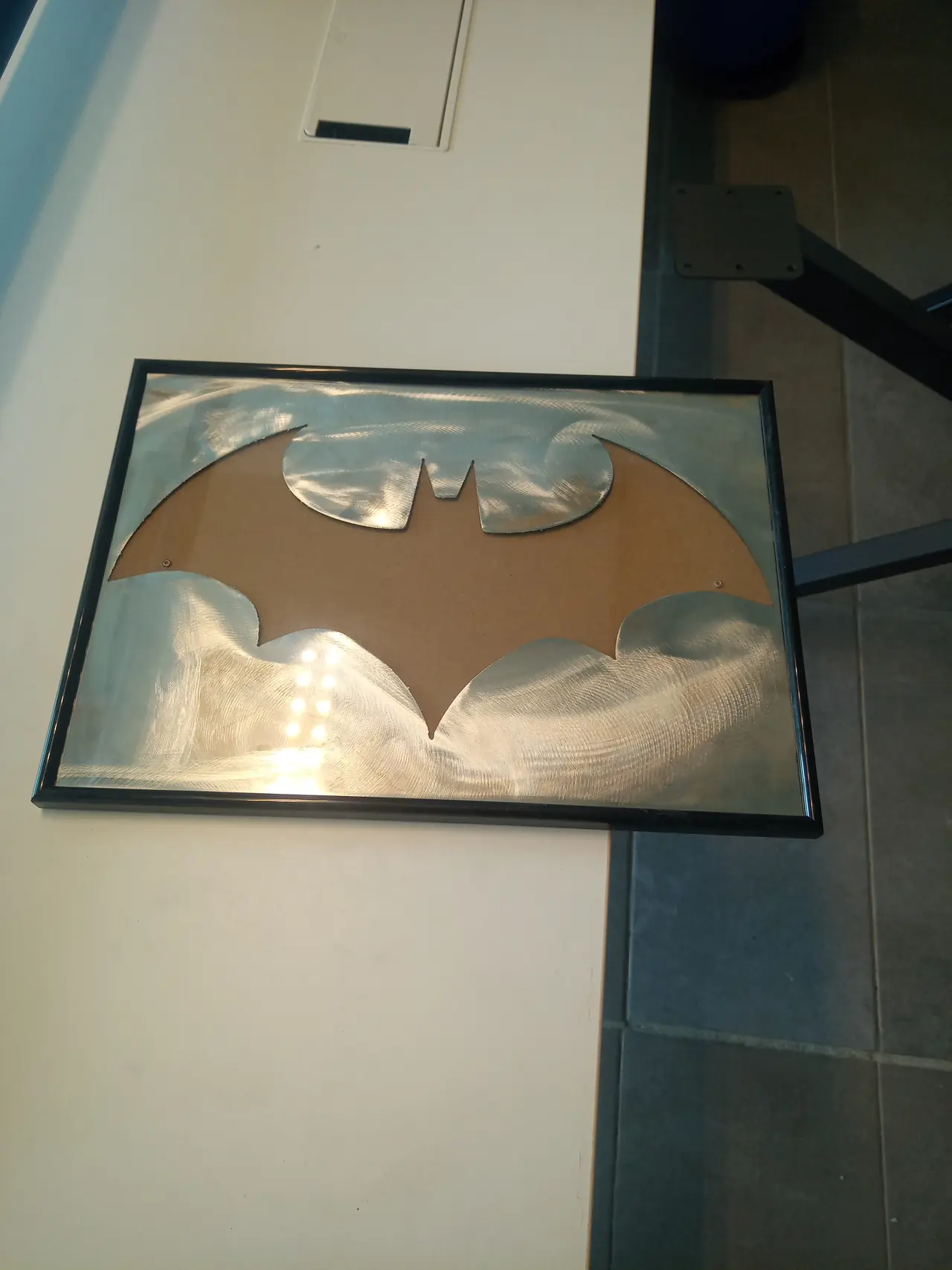Motif découpé encadré